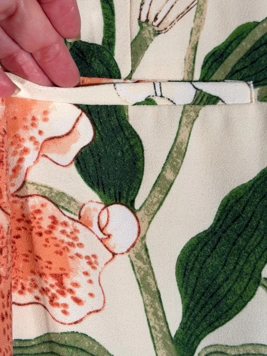 Ann Taylor Floral Wide-Leg Crop Pants - flowy pants - Picture 10 of 16